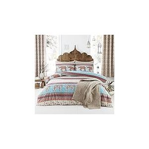 Catherine Lanfield Parure de lit Motif éléphant 155 x 220 + 2 (80 x 80 cm)