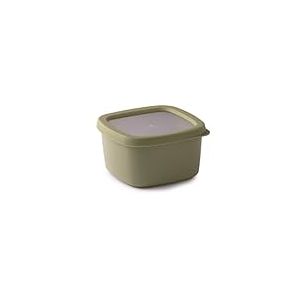 Snips, Aroma Box Contenant Alimentaire 1.0 L Fra&icirc;cheur, Empilable, Compatible Micro-ondes et Lave-vaisselle, Bo&icirc;te Alimentaire 15x15x8.5 cm, Vert, Made in Italy