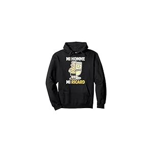 Mi Homme Mi Ricard - Ricard Pastis Apéro Mi Homme Mi Ricard Sweat à Capuche