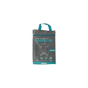 GREENGERS - Housses pour Barbecue - Housse de Protection Barbecue Rond - Dimensions : 70 x 80cm - Imperméable et résistante aux UV (revêtement 210D), Ourlet + Oeillets - Coloris : Gris