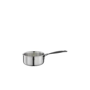 Spring Gourmet Casserole multicouche en acier inoxydable, passe au four, avec graduation int&eacute;rieure, diam&egrave;tre 16 cm, hauteur 7,5 cm, 1,4 l, noire
