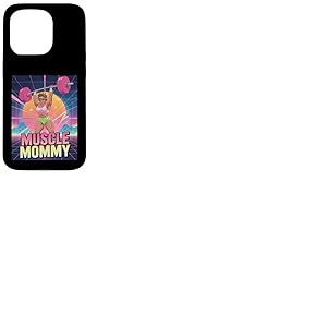Anime Muscle Mommy Weightlifting Fitness Girl Aesthetic Coque pour iPhone 15 Pro