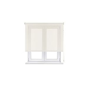 KAATEN Store Enrouleur à écran 5%, 90 x 190, Blanc - Lin