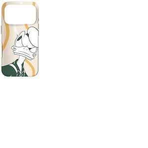 Motif r&eacute;tro vintage Disney Donald Duck avec reflets et lignes Coque pour iPhone 17 Pro