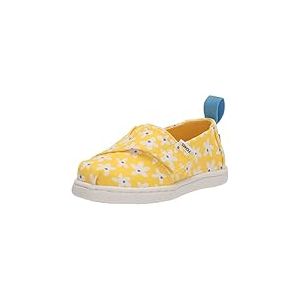 TOMS Fille Alpargata Classique Semelle de mocassin, Marguerites Jaune Soleil, 31.5 EU