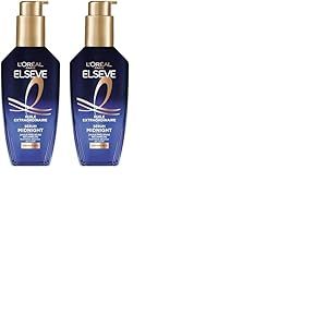 L'Or&eacute;al Paris - Elseve Huile Extraordinaire Midnight S&eacute;rum - Huile pr&eacute;cieuse de Cam&eacute;lia - Protocole de Soin Capillaire - 100 ml (Lot de 2)