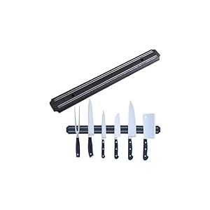 PARENCE.- Porte-Couteaux Magn&eacute;tique 33 cm &ndash; Support Mural Aimant&eacute; en M&eacute;tal pour Couteaux et Ustensiles, Rangement Gain de Place pour Cuisine ou Garage