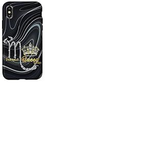 Scorpion Queen Zodiac Anniversaire Glam Astrologie Coque pour iPhone X/XS