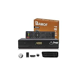 Bamof BE-2607 R&eacute;cepteur Satellite num&eacute;rique (HDTV, DVB-S/S2, HDMI, p&eacute;ritel, 2 x USB 2.0, Full HD 1080p) [Pr&eacute;programm&eacute; pour Astra Hotbird T&uuml;rksat] [Classe &eacute;nerg&eacute;tique A+++]
