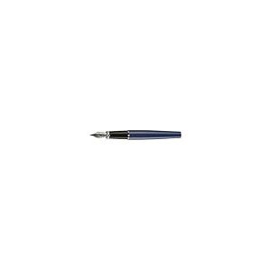 DIPLOMAT - Stylo Plume Acier Excellence A2 - Bleu Nuit - Taille Fine - R&eacute;sistant & Classe - Allure Moderne - Savoir Faire Traditionnel - Garantie 5 Ans - D40209023