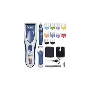 Wahl Color Pro Combo 3in1, tondeuse &agrave; cheveux pour hommes, kit de coupe familiale, rasoir de t&ecirc;te, tondeuse &agrave; cheveux pour hommes avec tondeuse &agrave; barbe, tondeuse &agrave; nez, tondeuse personnelle
