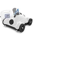 WYBOT Grampus 400 Robot Piscine, Aspiration Haute Performance 150W, Double Moteur, Nettoyage Programmée, Réglage Multi-Angle des Buses, Universel pour Piscines Hors-Sol et Enterrées