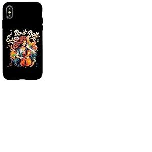 Musicien violoncelliste dictons drôles joueur de violoncelle Coque pour iPhone X/XS