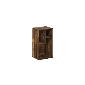Furinno Daly Bibliothèque à Cubes Irréguliers, Étagère, Organisateur de Rangement, 3 Cubes, Pin Ambré