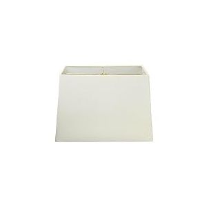 Royal Designs Abat-jour rectangulaire avec dos rigide Coquille d'œuf en lin 17,8 x 35,6 x 28,9 x 28,9 cm