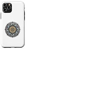 Géométrie sacrée mystique Mandala Sunburst Coque pour iPhone 11 Pro