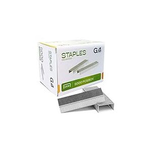 G4GADGET Lot de 5000 agrafes 53/8 mm résistantes pour agrafeuses et agrafeuses lourdes, fournitures de bureau et d'ameublement