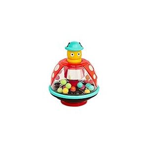 Battat - Coccinelle Pushtop - Jouet Coccinelle - Jouet &agrave; Billes - 20 Petites Boules color&eacute;es - 12 Mois et +