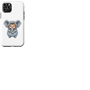 Costume de h&eacute;risson Mignon habill&eacute; en &eacute;l&eacute;phant Coque pour iPhone 11 Pro