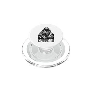 Adonis Creed - Peignoir de Boxe Noir et Blanc Creed III PopSockets PopGrip pour MagSafe