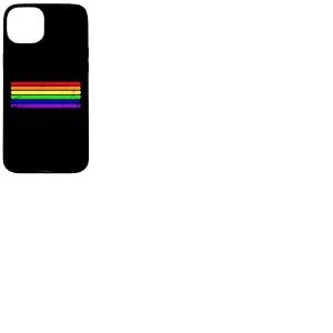 Pride Month Simple LGBT Rainbow Flag Coque pour iPhone 15 Plus
