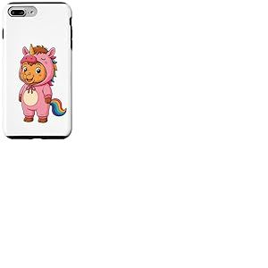 Costume de Chameau Kawaii en Licorne pour Filles et Enfants Amateurs de Licorne Coque pour iPhone 7 Plus/8 Plus