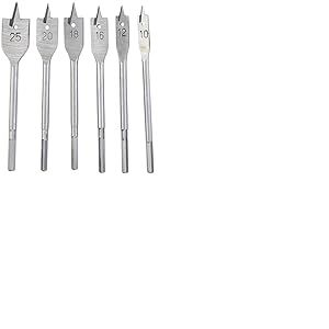 Hilka 49600006 Ensemble de mèches à bois plates