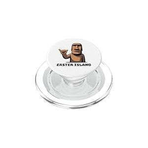 Statue Moai Île de Pâques Rapa NUI PopSockets PopGrip pour MagSafe