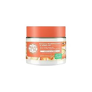 Pulpe de Vie - Masque Démêlant Certifié BIO Milky Dream 300ml - Anti-gaspi ! Amande - 99% Ingrédients Naturels - Chevelure Saine et Brillante