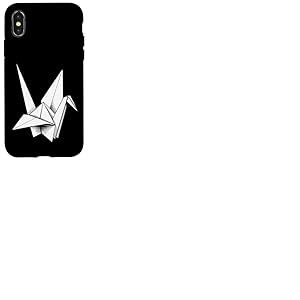 Grue Origami Coque pour iPhone X/XS