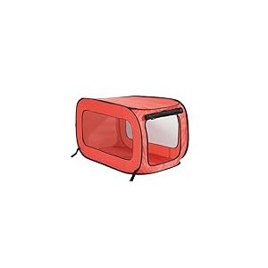 Beatrice Home Fashions Solppk00red Pop Up pour Animal Domestique chenil, Rouge