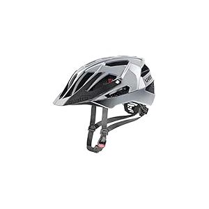 uvex Quatro - Casque VTT sûr pour Femmes et Hommes - Ajustement Individuel - Rembourrage intérieur Lavable - Rhino Black - 56-61 cm