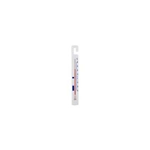 Fackelmann 5040620 Thermomètre congélateur, thermomètre réfrigérateur, thermomètre frigo, thermomètre, Plastique, 15 cm, Blanc