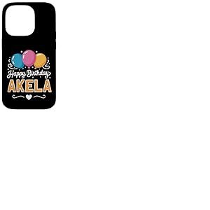 Joyeux Anniversaire en Disant Akela Coque pour iPhone 14 Pro