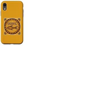 Ichthys Poisson Symbole Embl&egrave;me Chr&eacute;tien Pr&eacute;coce pour J&eacute;sus Christ Coque pour iPhone XR