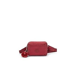 Kipling ABANU Multi, Petit Sac &agrave; bandouli&egrave;re Convertible en Sac de Taille (avec Bretelles Amovibles), 8 x 80 x 38 cm, Funky Red (Rouge)