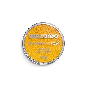 Snazaroo - Peinture Pour Visage et les Corps, Maquillage Pour Visage et Déguisement, Pour Enfants et Adults,Fard 18 ML, Couleur Jaune Nacre