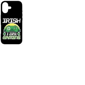 St Patrick Irish I Was Gaming Saint Pattys Hommes Gar&ccedil;ons Enfants Coque pour iPhone 17