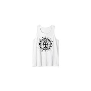 Motif arbre de vie nordique Yggdrasil de Viking Débardeur
