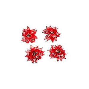 My Flair Fleur Artificielle Rouge Dimensions de l'article