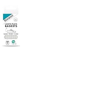 Baranne - Lacets Plats Pour Baskets - Blanc - Tissu Coton - 90 cm
