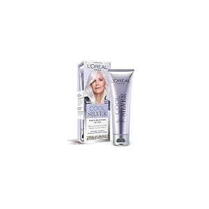 L'Oréal Paris - Soin Sublimateur de Gris - Déjaunit & Renforce la Fibre Capillaire - Cheveux Blancs à Gris Clair - Neutralise les Reflets Indésirables - Cool Silver - Couleur : Blanc Nacré