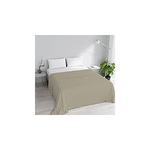 Italian Bed Linen MB Home Basic Chic Couette Marron 250 x 250 cm