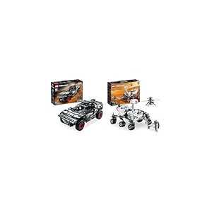 LEGO 42160 Technic Audi RS Q e-tron, Voiture de Rallye Télécommandée, Maquette Off-Road Dakar & 42158 Technic NASA Mars Rover Perseverance, avec AR App Experience, Découverte de la Science