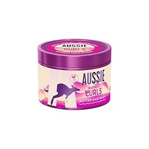 Aussie Bouncy Curls Beurre Masque Cheveux 500ml, Pour Démêler, Nourrir et Hydrater en Profondeur les Cheveux Bouclés et Ondulés