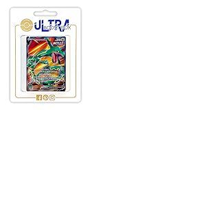 Rayquaza V 193/192 Full Art Mille Poings - Ultraboost X Epée et Bouclier 7 Évolution Céleste - Coffret de 10 Cartes Pokémon Françaises