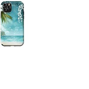 Plage Océan Tropical Hawaï Nature Été Coque pour iPhone 11 Pro
