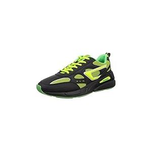 Diesel_SERENDIPITY S-SEREND_SHOES_Noir/Acid Lime/Andean Tuucan-H9494_45 EU