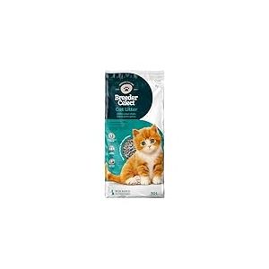 Breeder Celect Litière Naturelle pour Chats (10L) – 99% Papier Recyclé, Litière Haute Absorption, Contrôle Optimal des Odeurs, Non Agglomérante