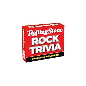 Rolling Stone Rock Trivia Calendrier de bureau journalier 2026